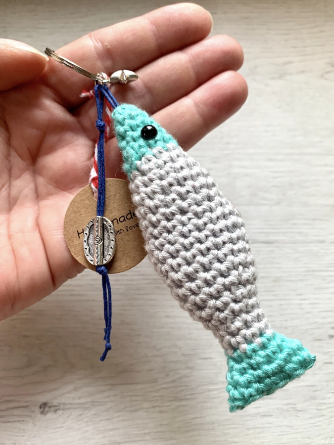 Fish keyring - Sardine Fish keyring - Sardine