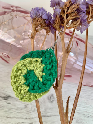 Boucles d’oreille feuille - Acier inoxydable