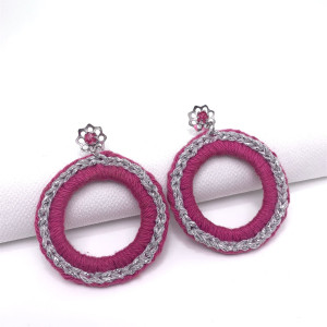 Boucle d'oreille Brillantes - Acier inoxydable
