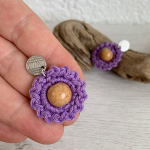 Small flower earrings - Stainless steel