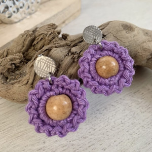 Small flower earrings - Stainless steel