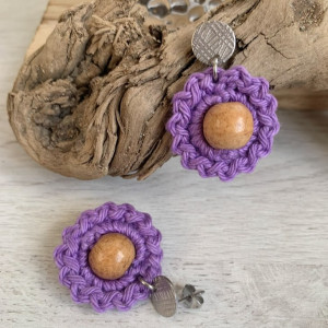 Small flower earrings - Stainless steel