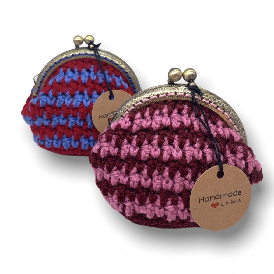 Monedero vintage - diseño pata de gallo Monedero vintage - diseño pata de gallo