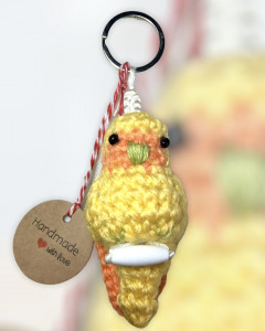 Porte-clés  Amigurumi - Perruche