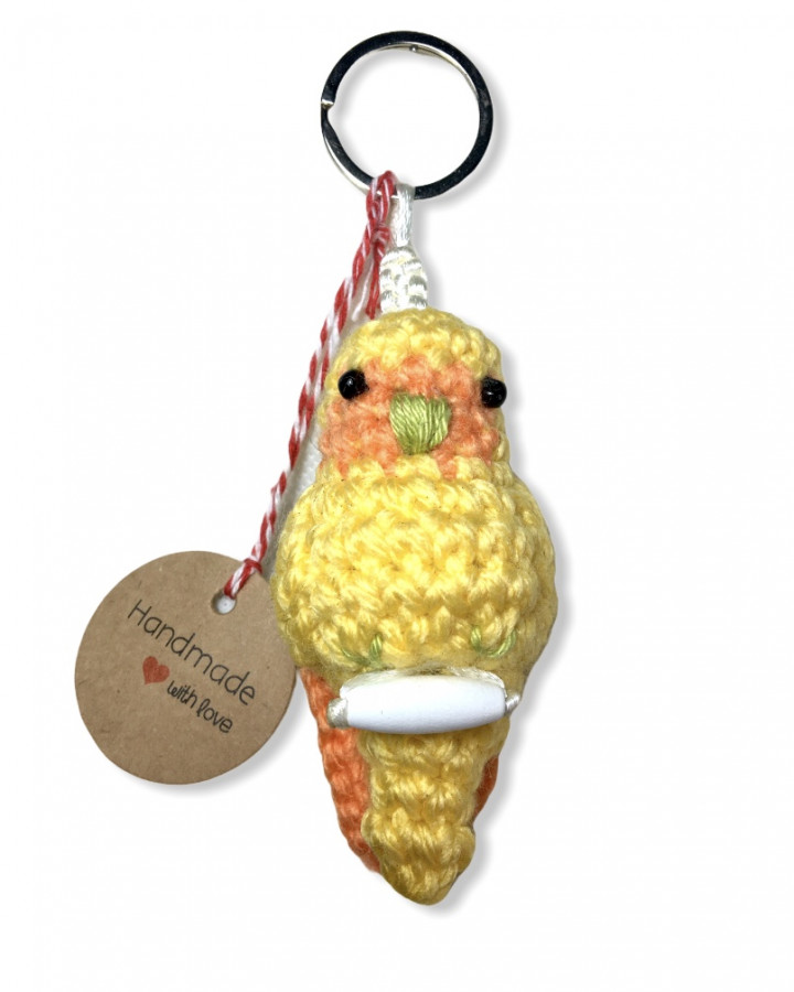 Porte-clés Amigurumi - Perruche Porte-clés Amigurumi - Perruche