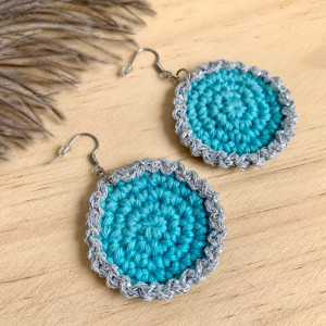 Boucles d’oreille Pétale argentée - acier inoxydable
