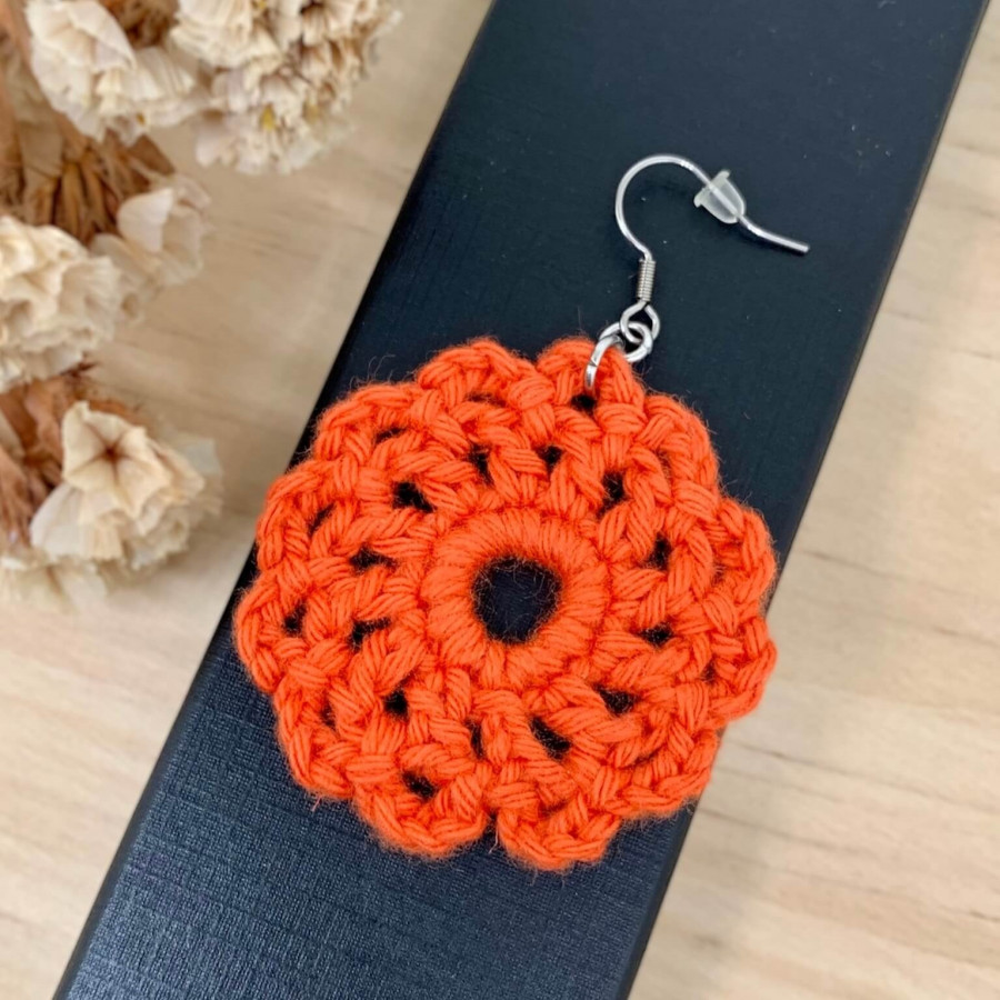 Boucles d'oreilles Marguerite - plusieurs coloris disponibles