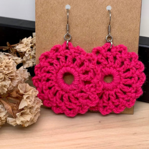 Gerbera Flower Earrings - Stainless steel