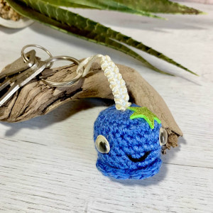 Llavero Octopus azul - Amigurumi