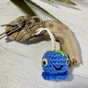 Llavero Octopus azul - Amigurumi