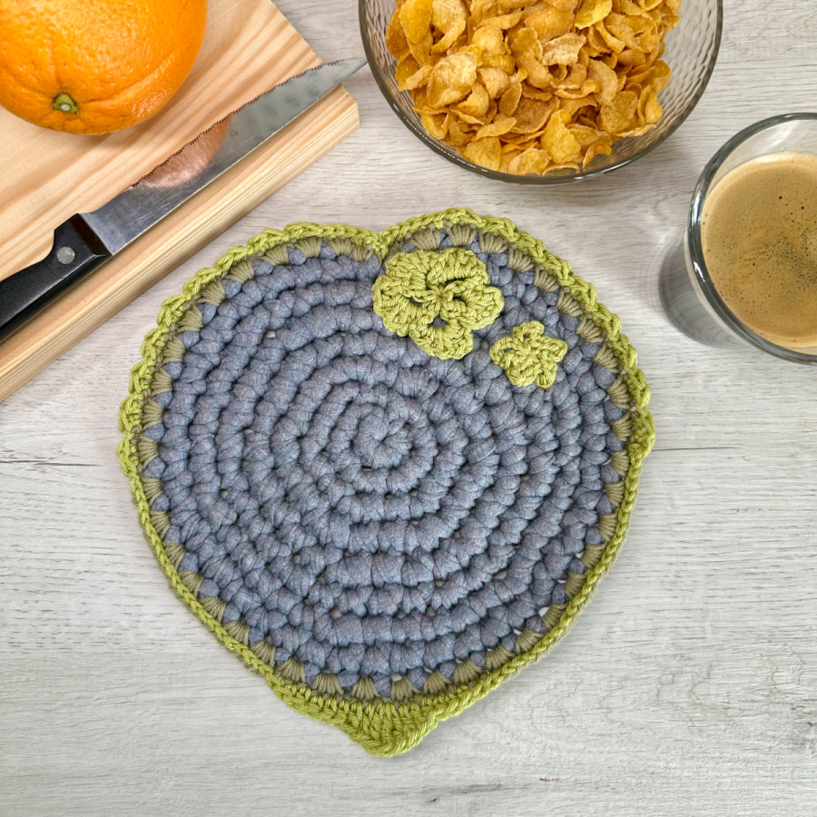 Dessous de plat Cœur pour décorer et protéger la table Dessous de plat Cœur pour décorer et protéger la table