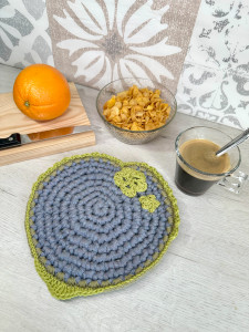 Dessous de plat Cœur pour décorer et protéger la table