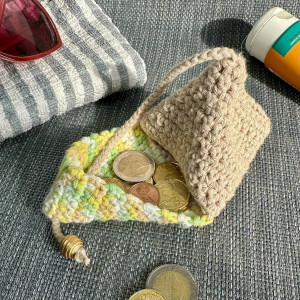 Pyramid coin pouch - Triangle coin purse