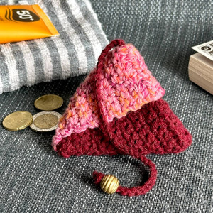 Pyramid coin pouch - Triangle coin purse