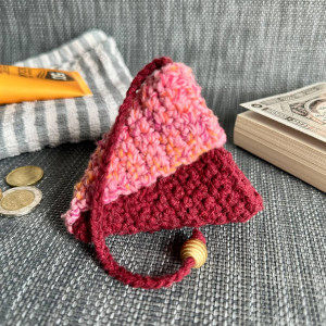 Pyramid coin pouch - Triangle coin purse