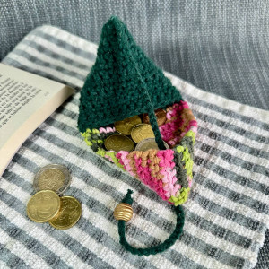 Pyramid coin pouch - Triangle coin purse