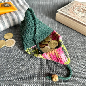Pyramid coin pouch - Triangle coin purse