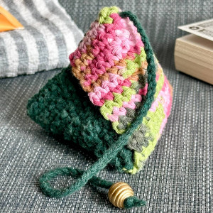 Pyramid coin pouch - Triangle coin purse