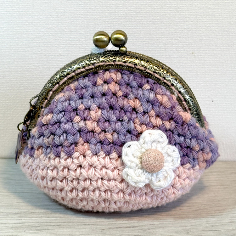 Vintage coin purse - Lila and pink Vintage coin purse - Lila and pink