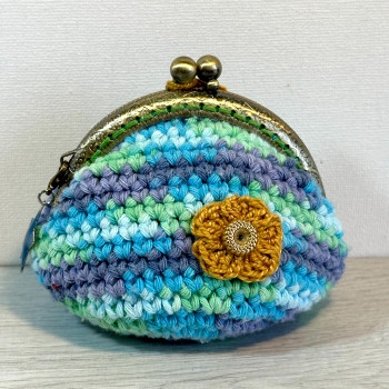 Porte-monnaie vintage - fermeture clic clac