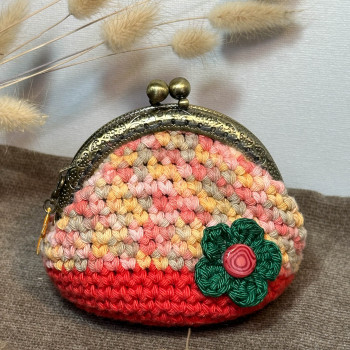 Colourful vintage coin purse