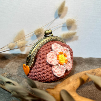 Monedero Bohemio "Corazón de Flor"
