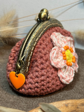 Bohemian Coin Purse "Autumn Flower"