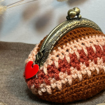 Autumn Heart Coin Purse