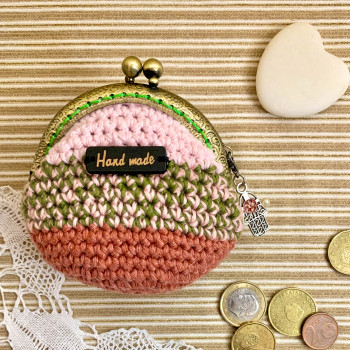 Bohemian coin purse - colorful stripes