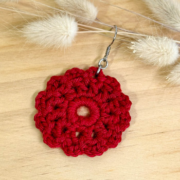 Boucles d'oreilles Marguerite - plusieurs coloris disponibles