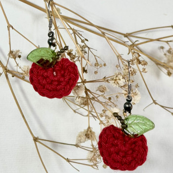 Cherry earrings - Stainless steel
