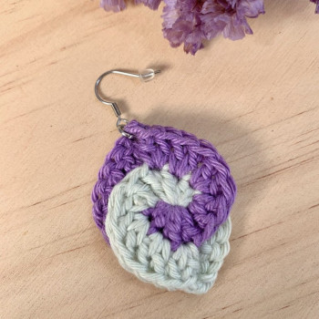 Boucles d’oreille feuille - Acier inoxydable