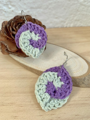 Pendientes Hojas - Acero inoxidable