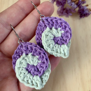 Pendientes Hojas - Acero inoxidable