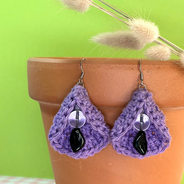 Boucles d'oreille Fleur de Calla - Acier inoxydable