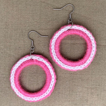 Pendientes circulares de colores – ligeros – para mujer