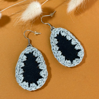 Pendientes gota - acero inoxidable