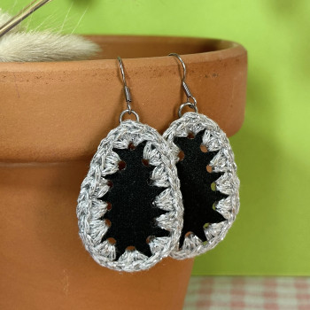 Boucles d'oreille goutte - acier inoxydable