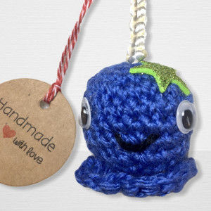 Llavero Octopus azul - Amigurumi