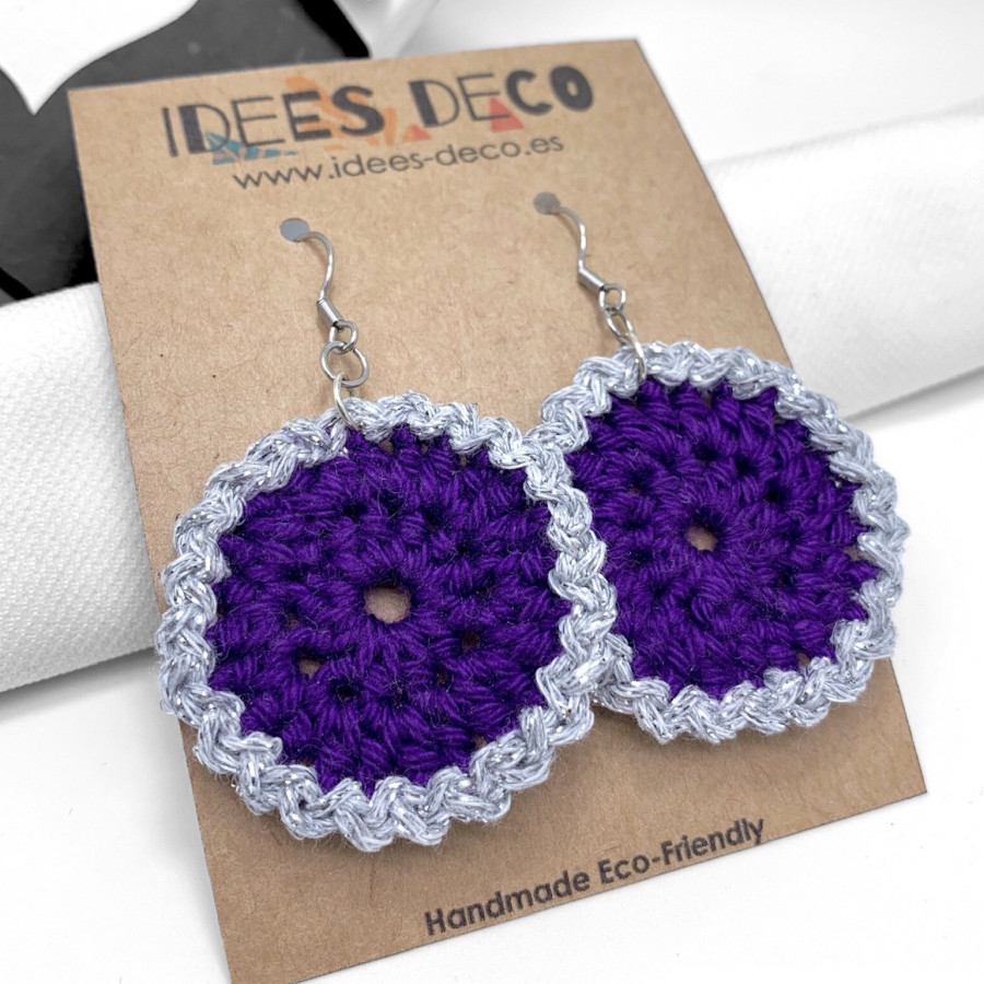 Boucles d’oreille Pétale argentée - acier inoxydable Boucles d’oreille Pétale argentée - acier inoxydable