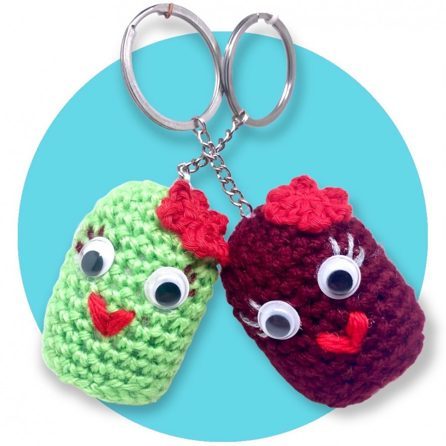 Porte-clés Amigurumi- Les Coquettes