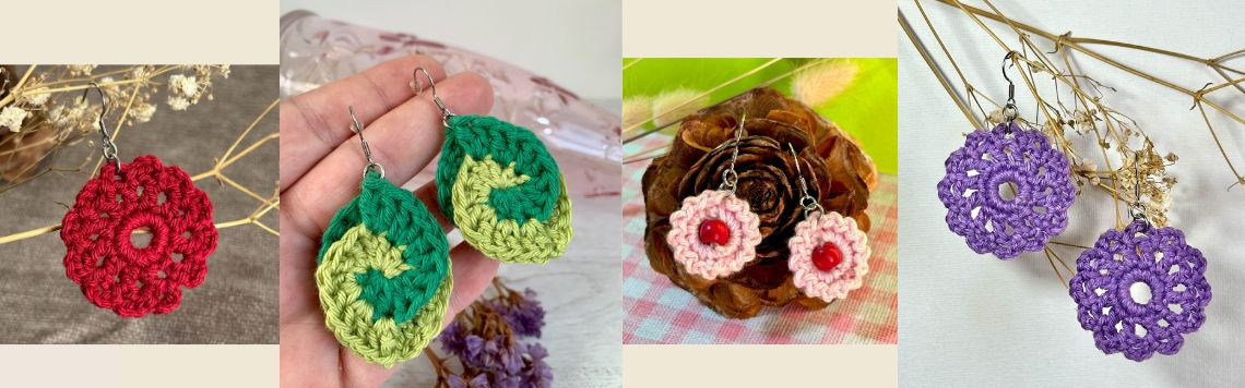 Handmade Bohemian Crochet Earrings | Bohem Color