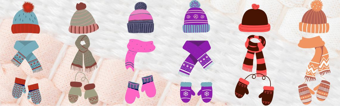 Bonnets, Echarpes, Gants mitaines