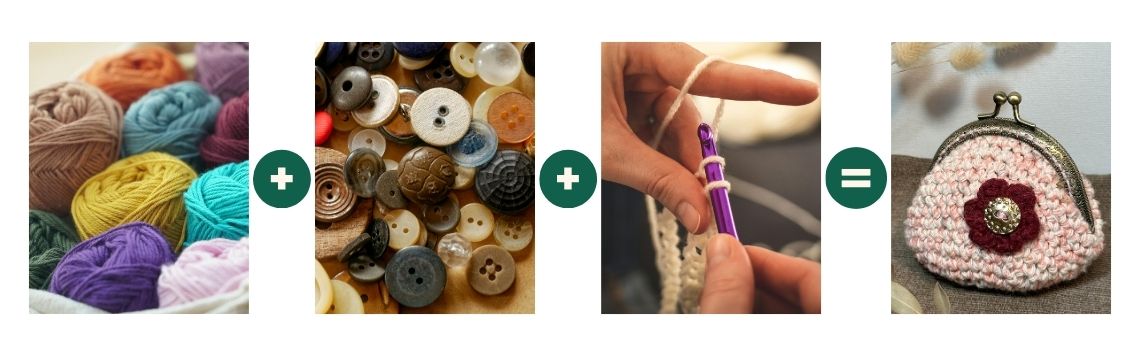 La receta de los monederos hechos a mano de Bohem Color