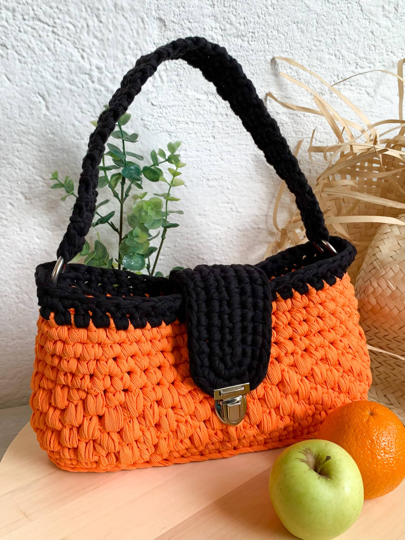 original orange handbag, handmade.JPG