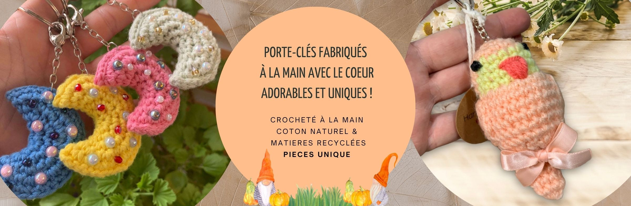 Des porte-clés uniques créés pour apporter de la joie et de la couleur dans la vie