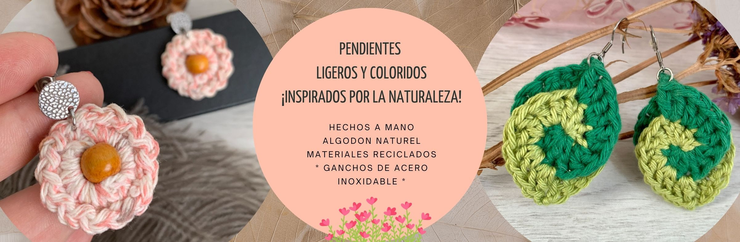 Pendientes exclusivos y coloridos de acero inoxidable hipoalergénico