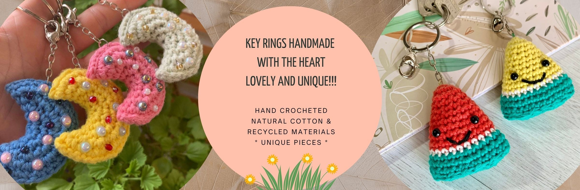 Unique key rings designed to bring joy and color to life