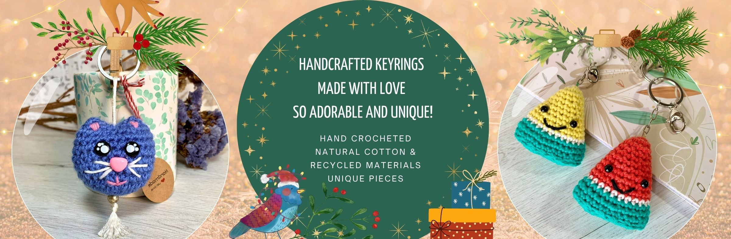 Unique key rings designed to bring joy and color to life