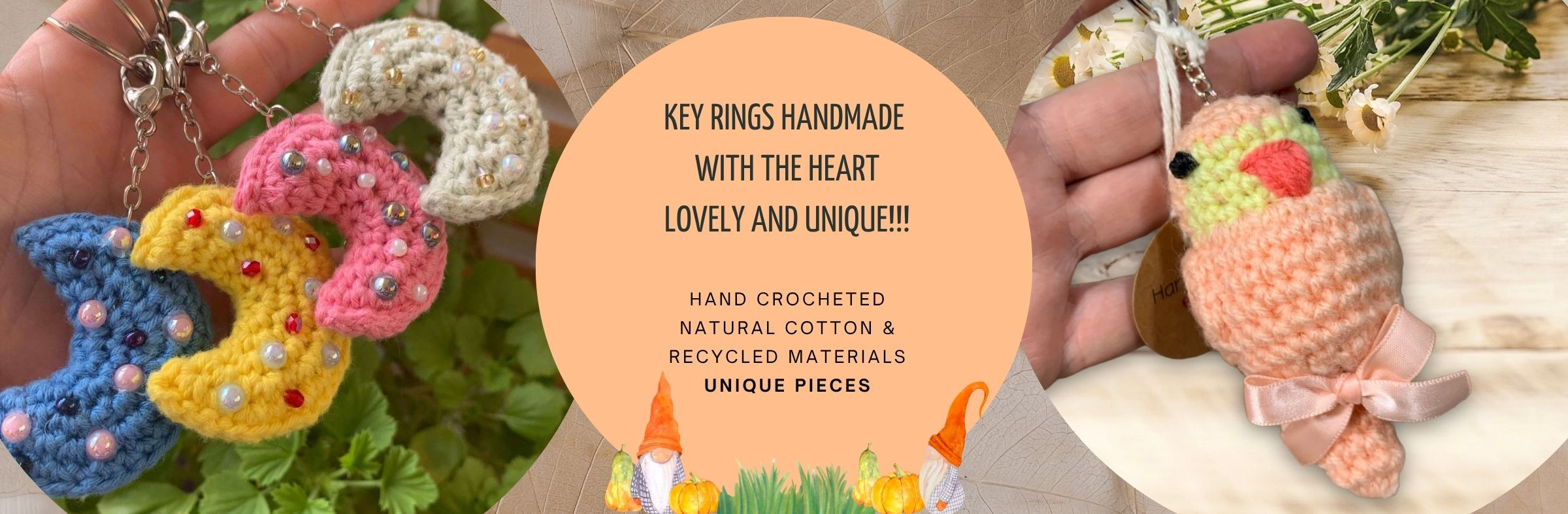 Unique key rings designed to bring joy and color to life